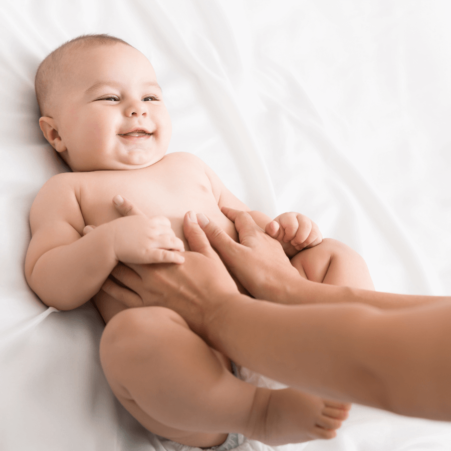 Massage spécial bébé